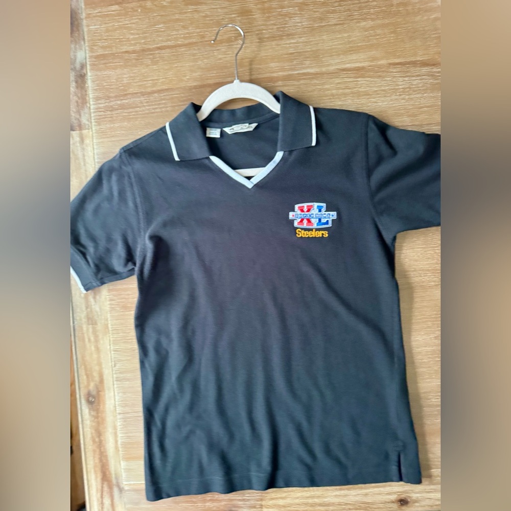 Women’s cutter and buck pittsburgh Steelers Super Bowl XL Size XS vintage polo